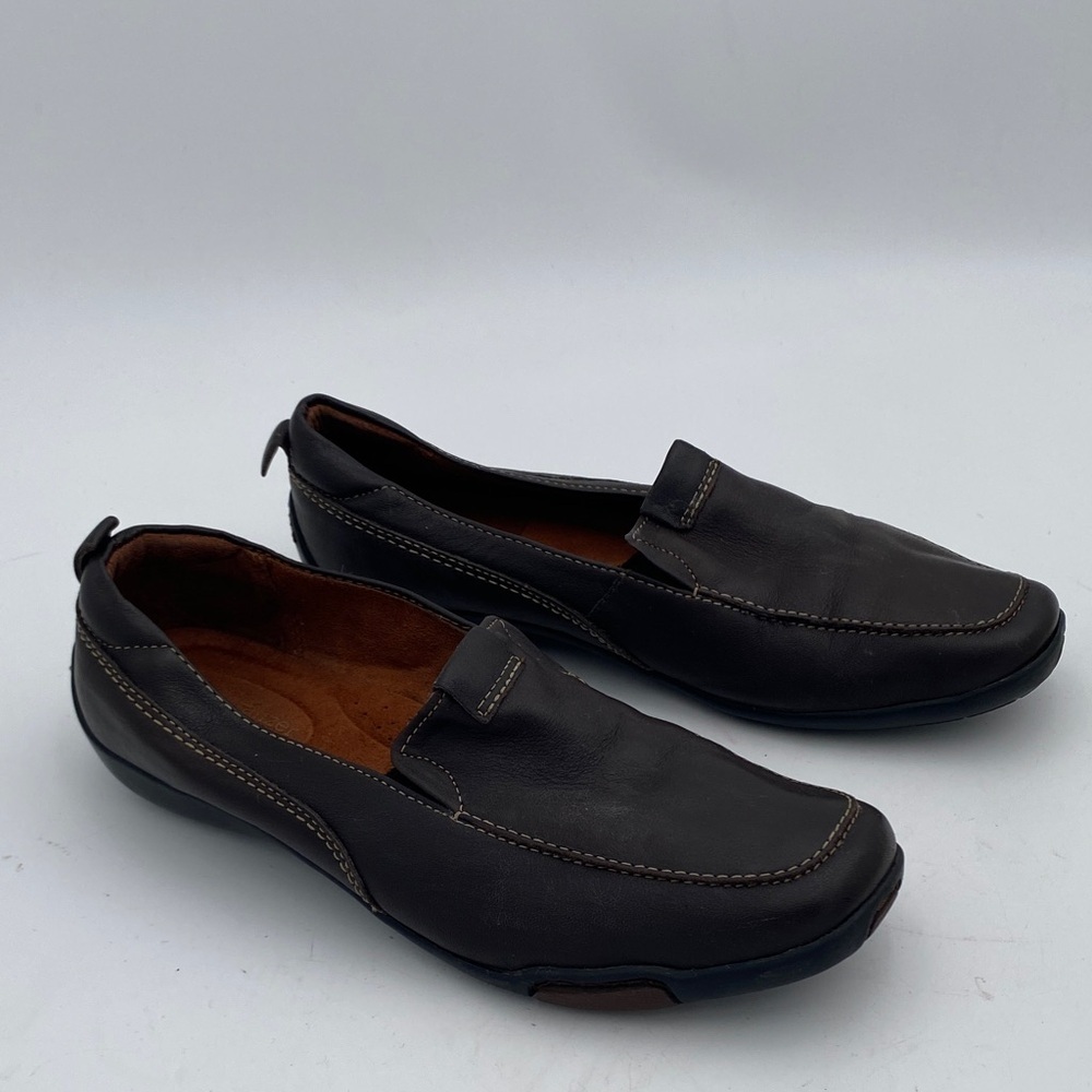 Naturalizer Dark Brown women Loafers slip on casual 8M casual office retro Y2K